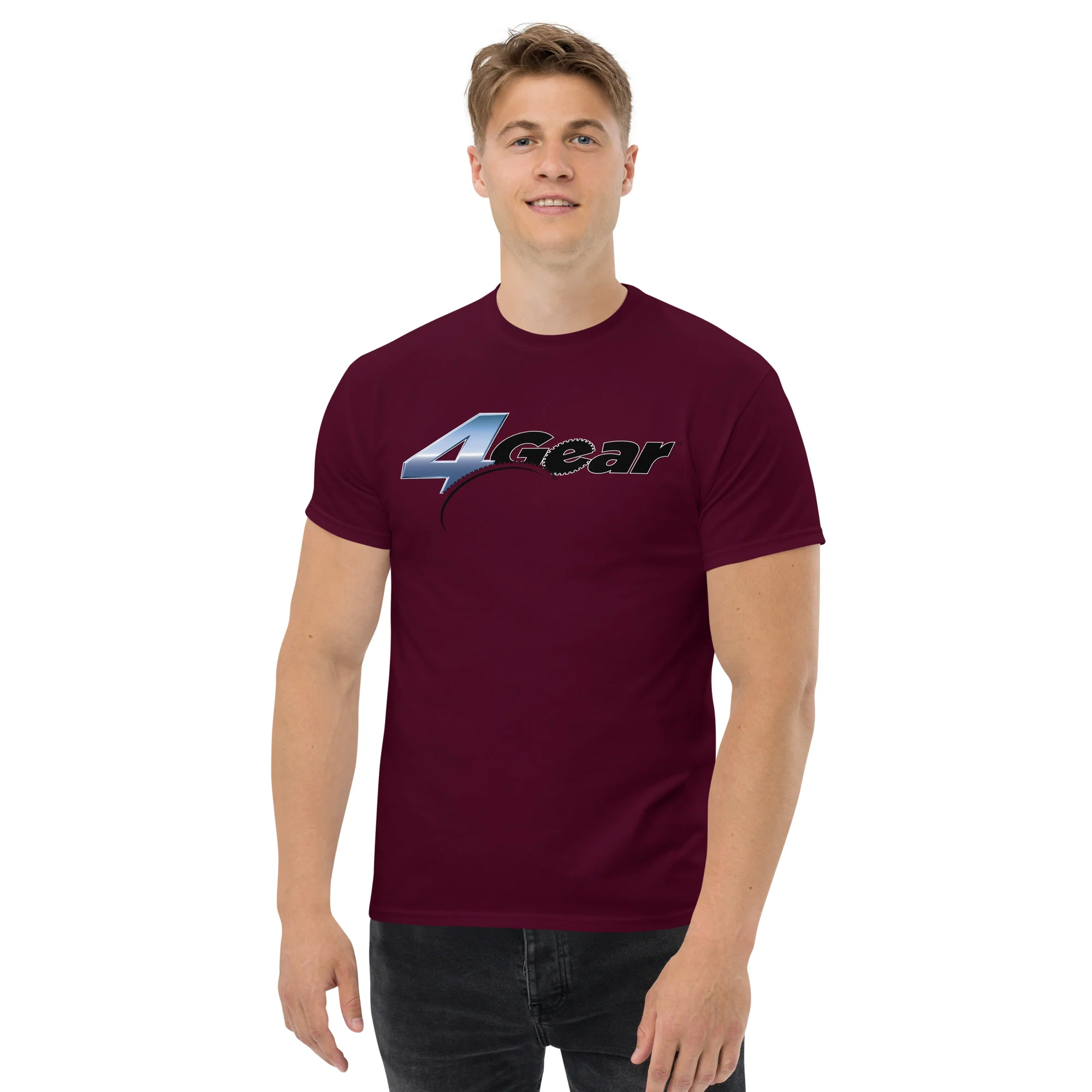 4GEAR LOGO PRINTED T-SHIRT (FRONT) - Image 3
