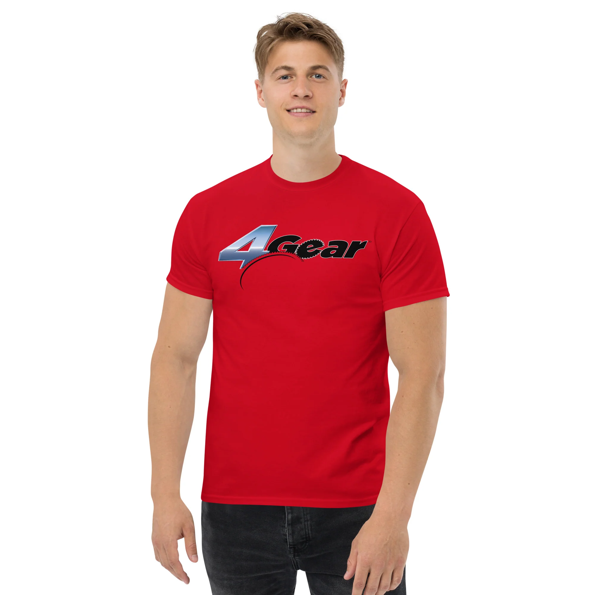 4GEAR LOGO PRINTED T-SHIRT (FRONT) - Image 6