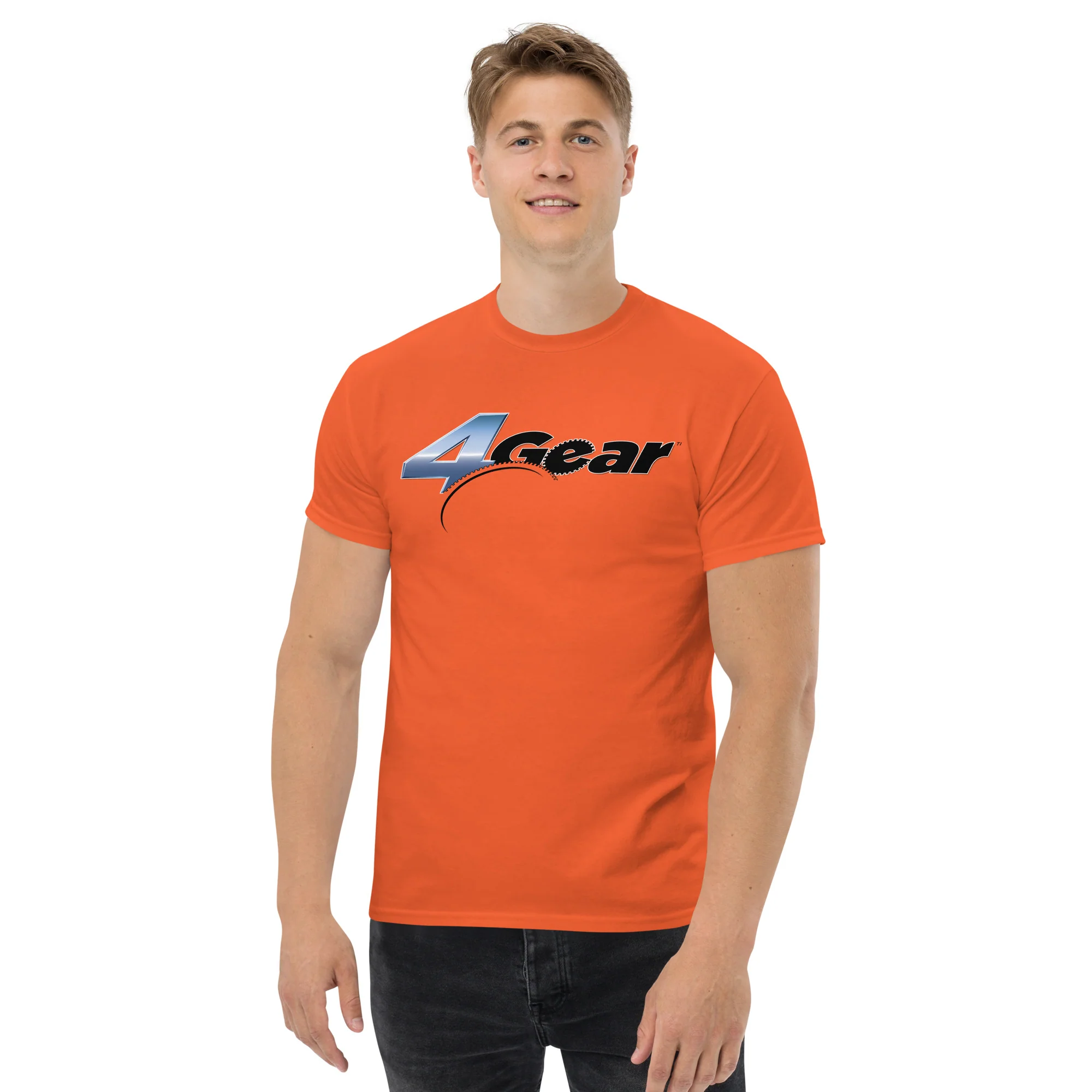 4GEAR LOGO PRINTED T-SHIRT (FRONT) - Image 7