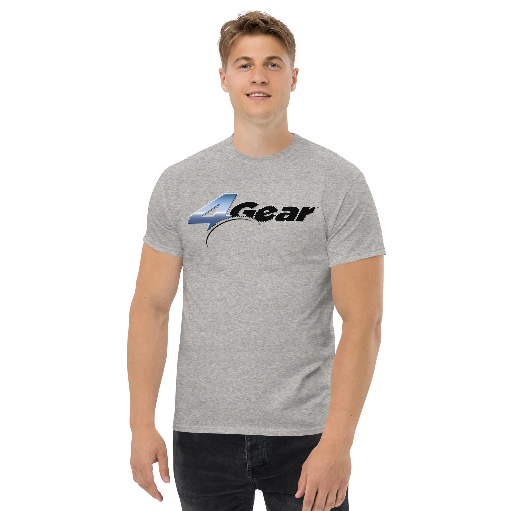 4GEAR LOGO PRINTED T-SHIRT (FRONT) - Image 8