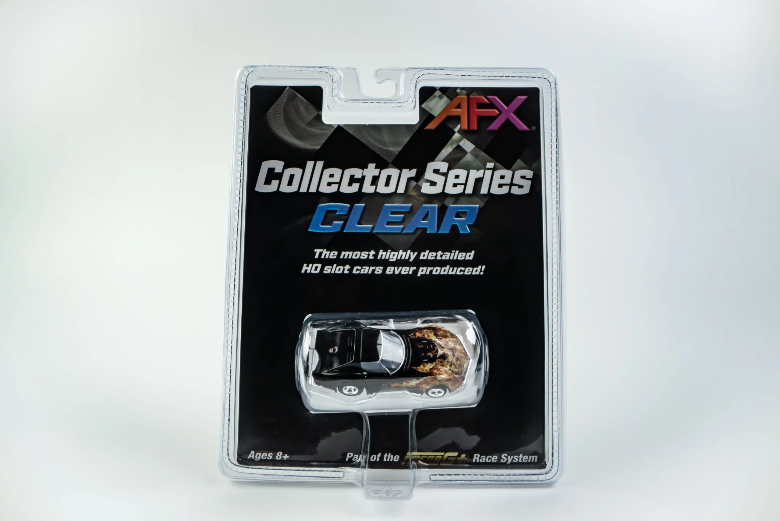 AFX 1968 Corvette L88 Black/Flame HO Scale Slot Car - Image 2