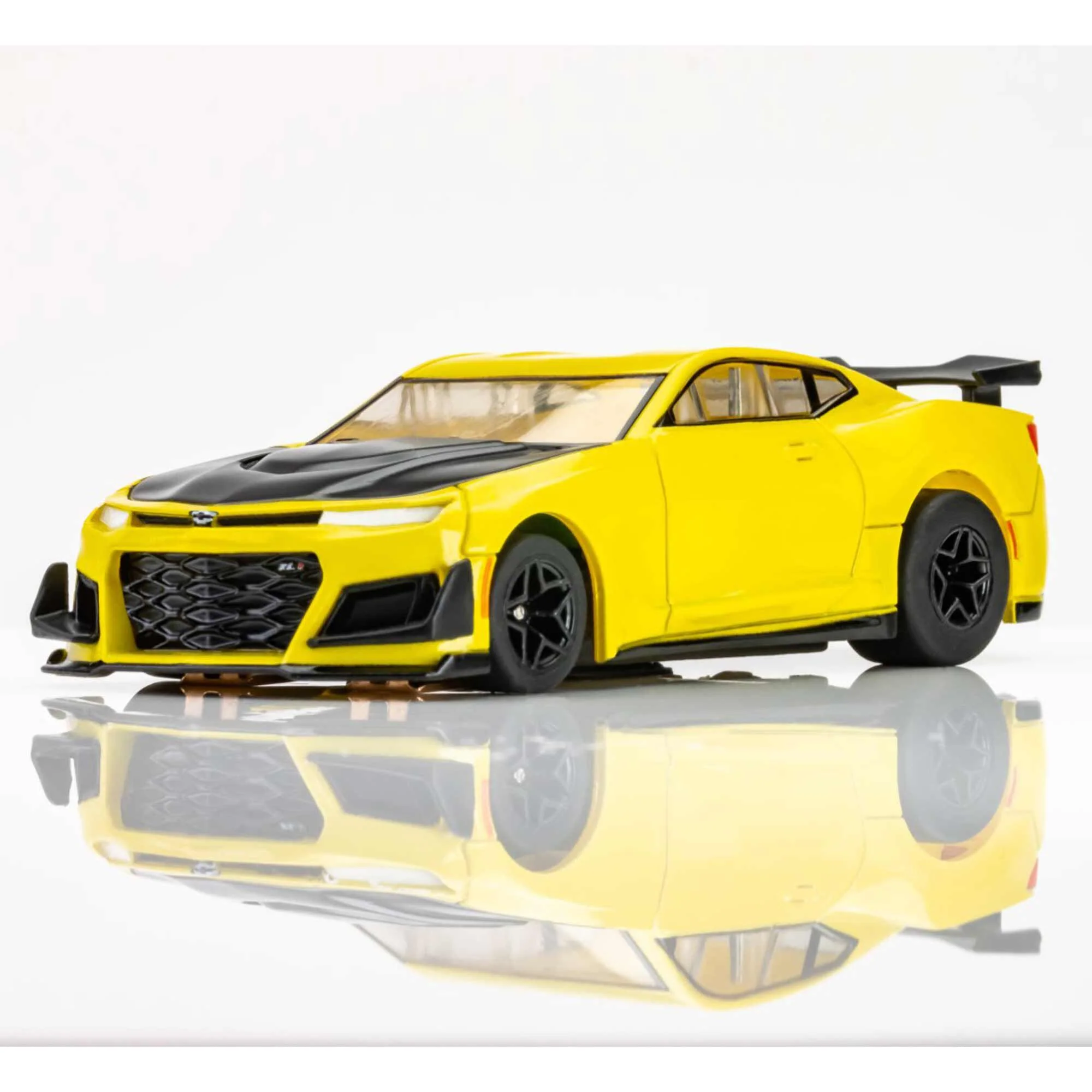 AFX 2021 Camaro 1LE Shock Yellow HO Scale Slot Car - Image 2