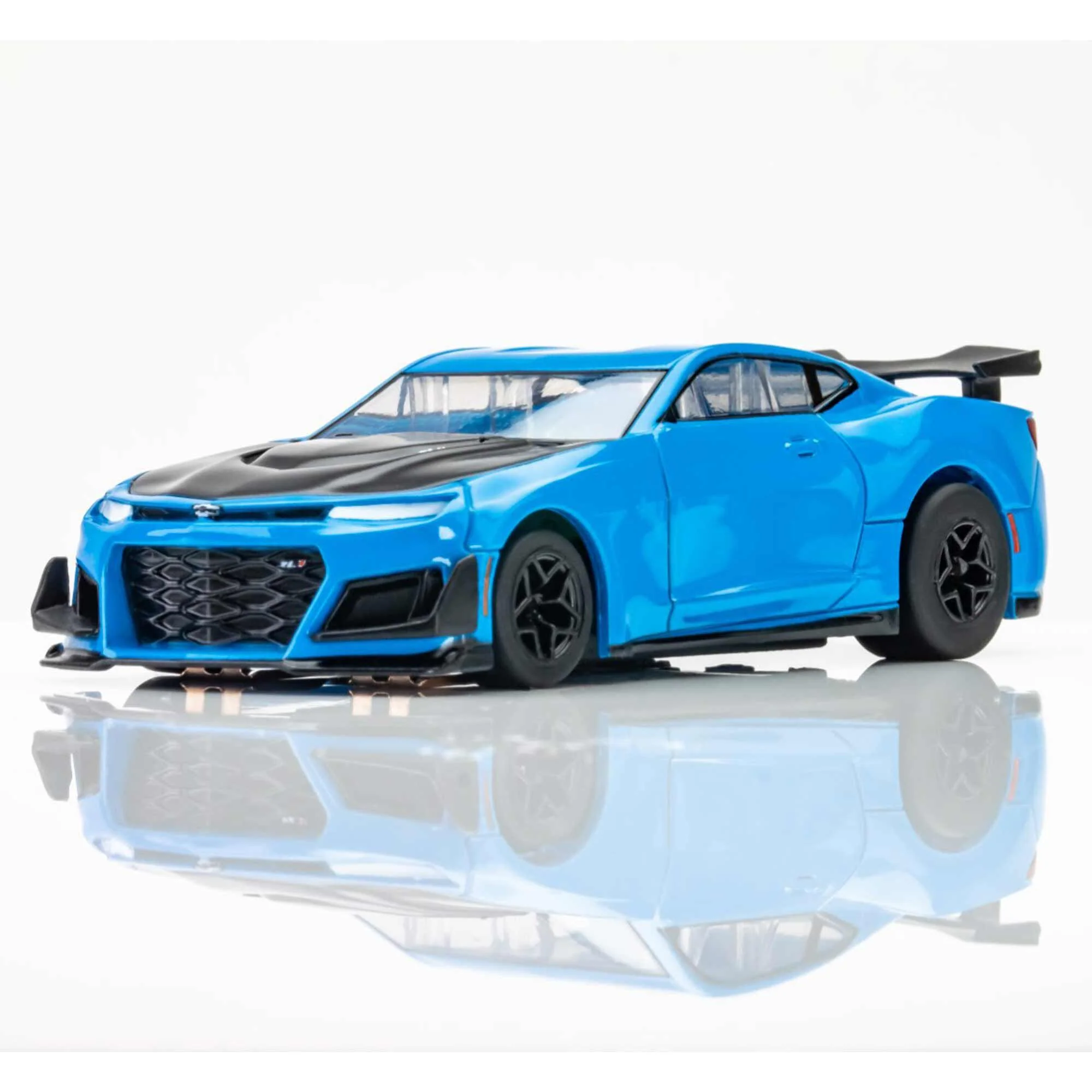 AFX 2021 Camaro ZL1- Rapid Blue HO Scale Slot Car - Image 2