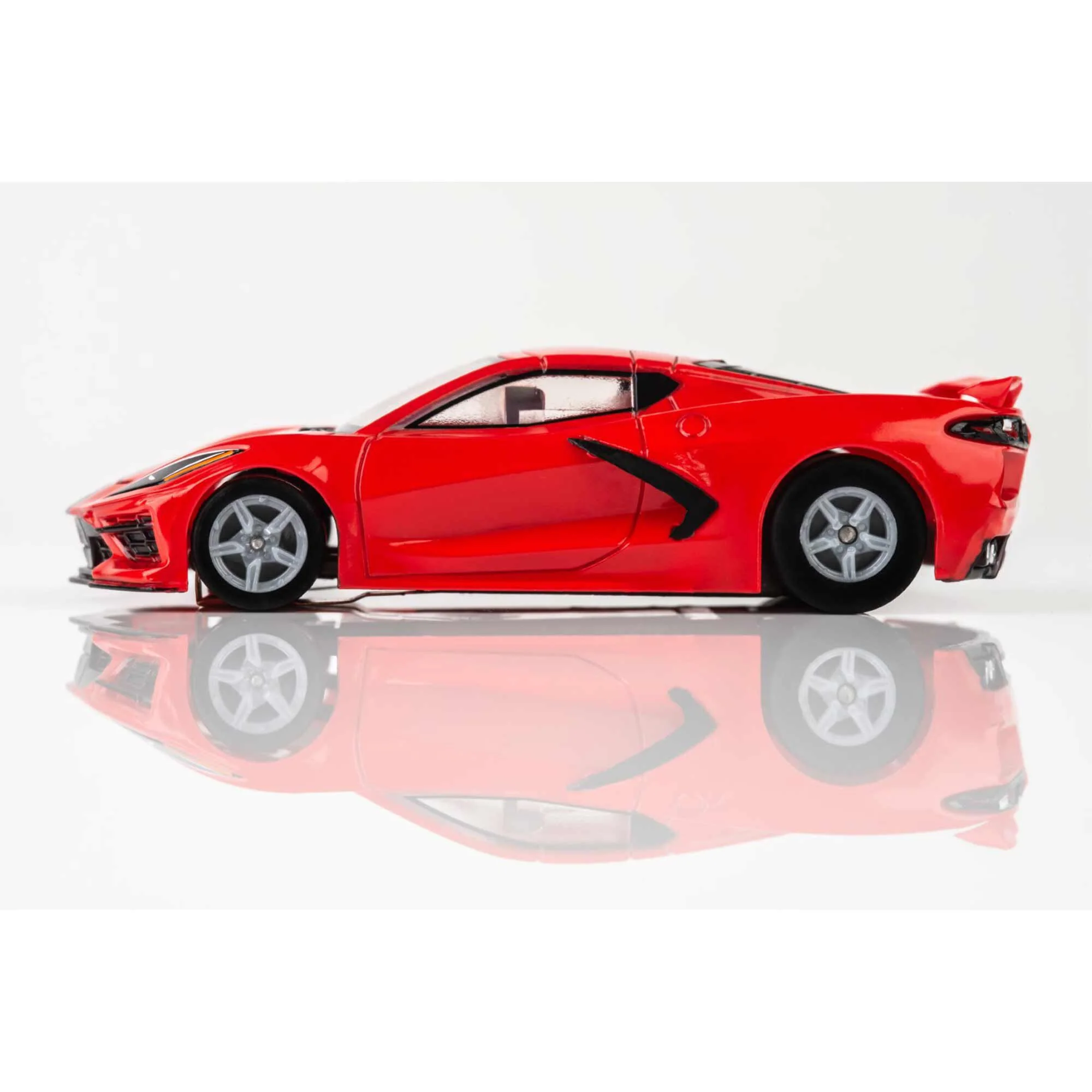 AFX Corvette C8 Torch Red HO Scale Slot Car - Image 3