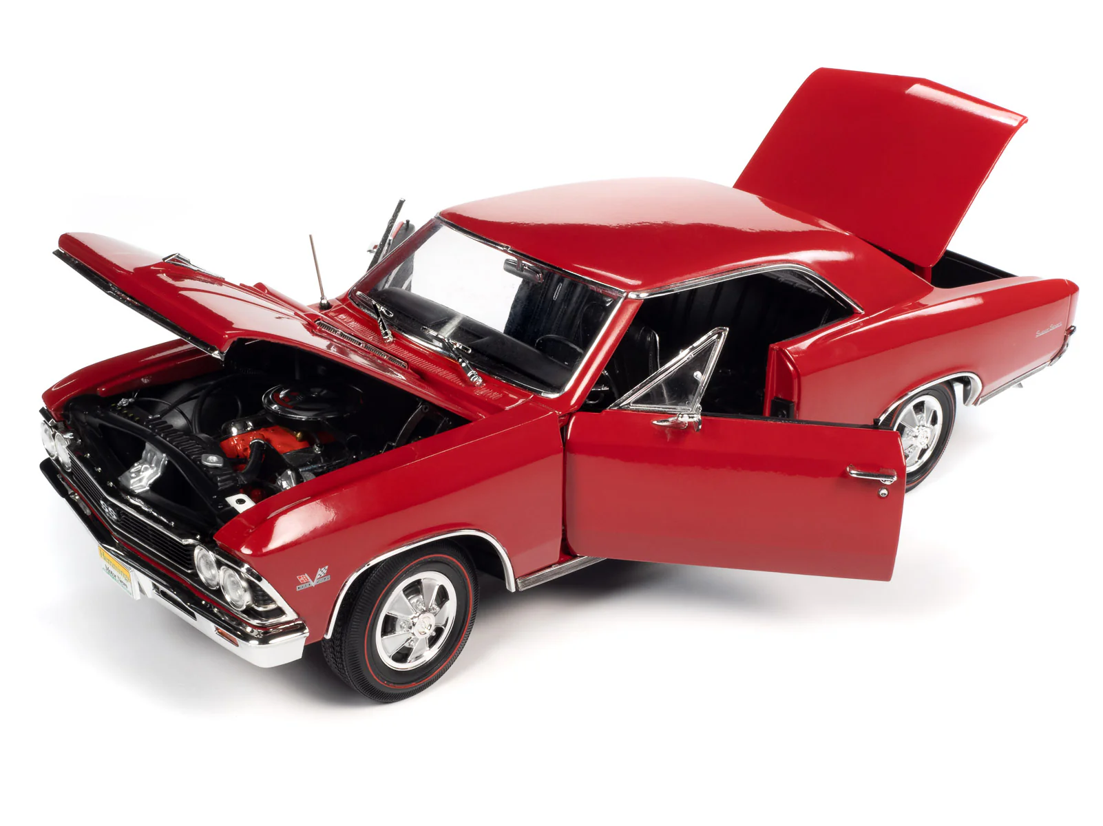American Muscle 1966 Chevrolet Chevelle SS 396 Hardtop (Hemmings) 1:18 Scale Diecast - Image 3