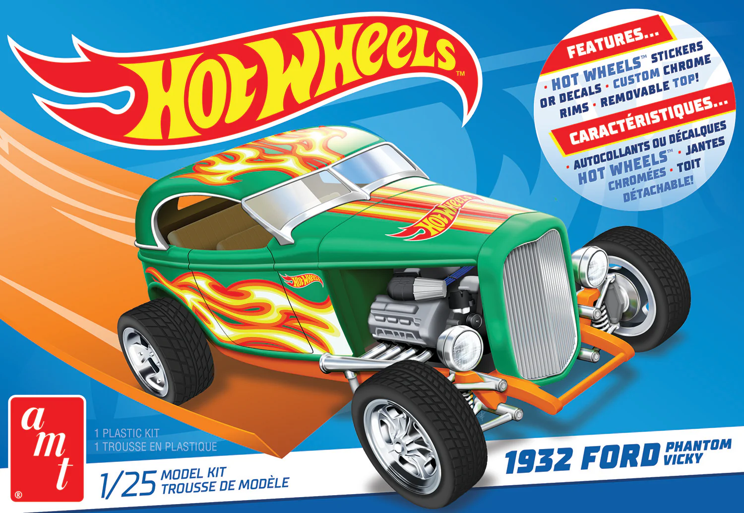 AMT 1932 Ford Phantom Vicky Hot Wheels 1:25 Scale Model Kit - Image 6