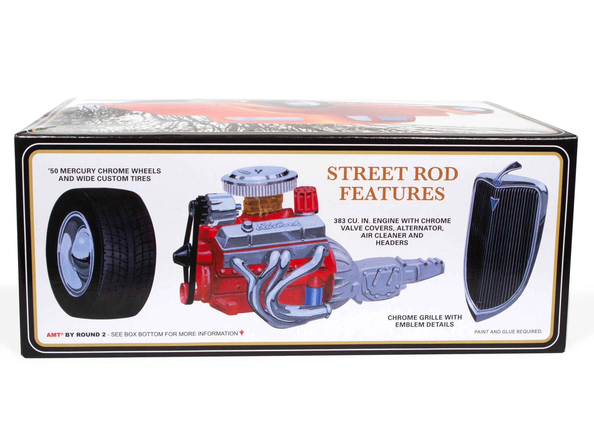 AMT 1934 Ford 5-Window Coupe Street Rod 1:25 Scale Model Kit - Image 2