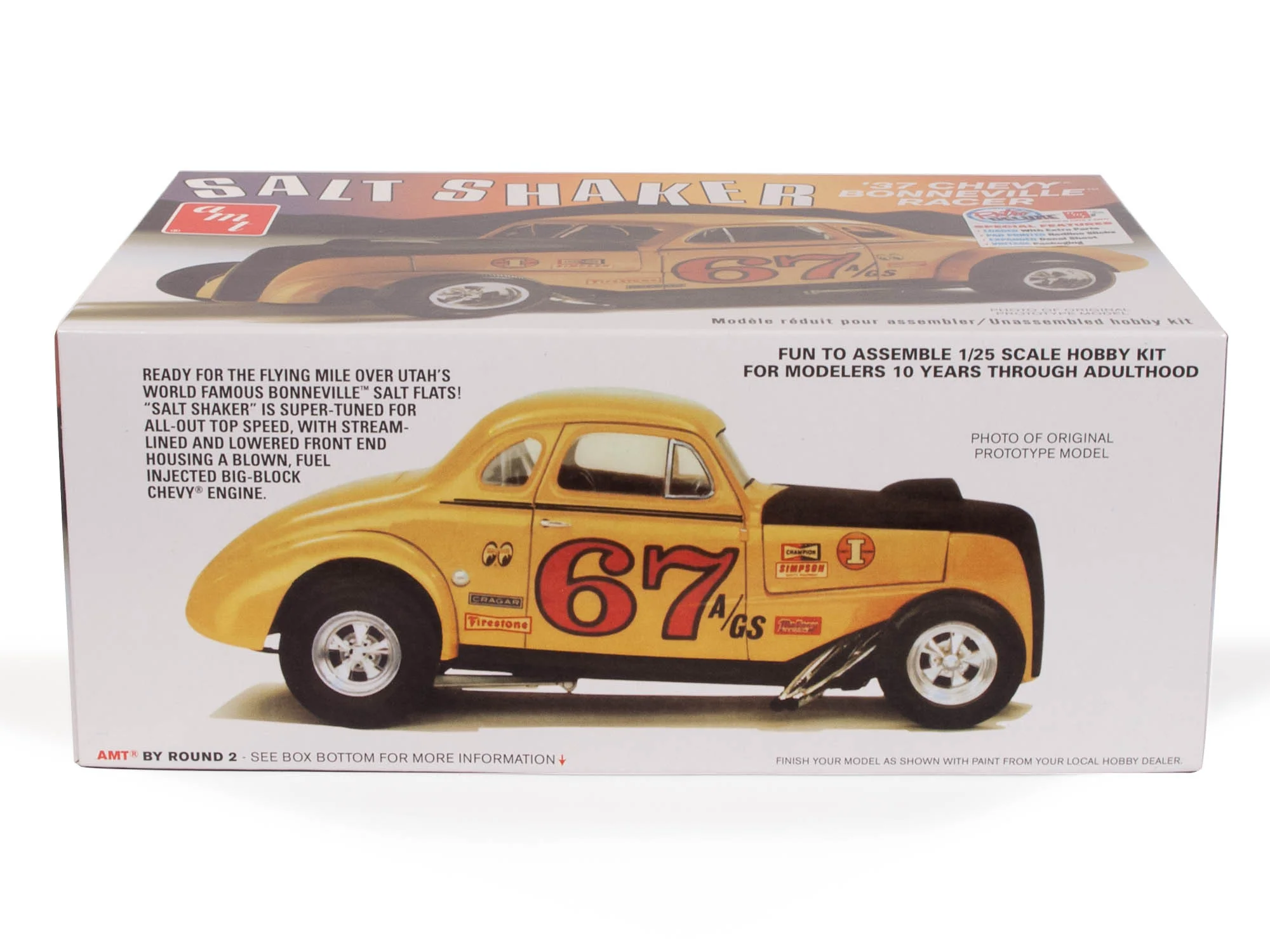 AMT 1937 Chevy Coupe "Salt Shaker" 1:25 Scale Model Kit - Image 3