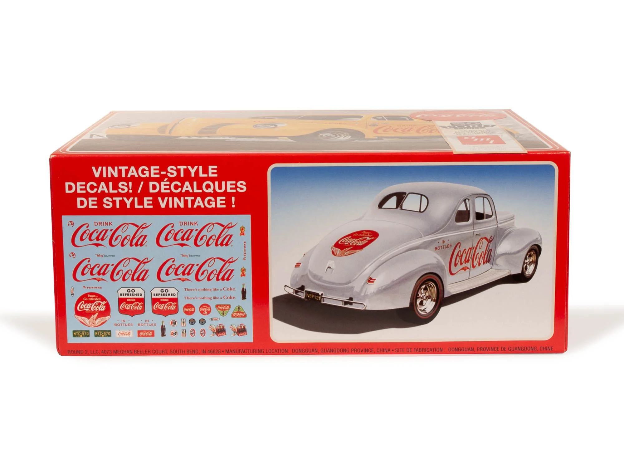 AMT 1940 Ford Coupe Coca-Cola 1:25 Scale Model Kit - Image 3