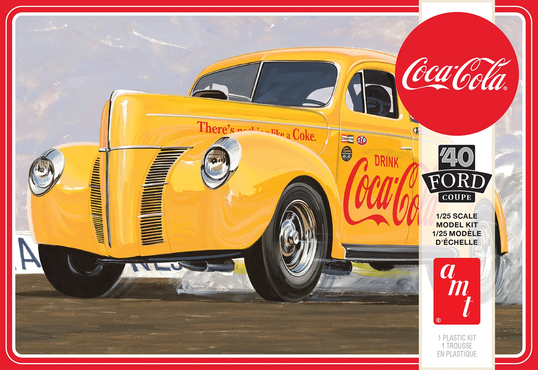 AMT 1940 Ford Coupe Coca-Cola 1:25 Scale Model Kit - Image 5