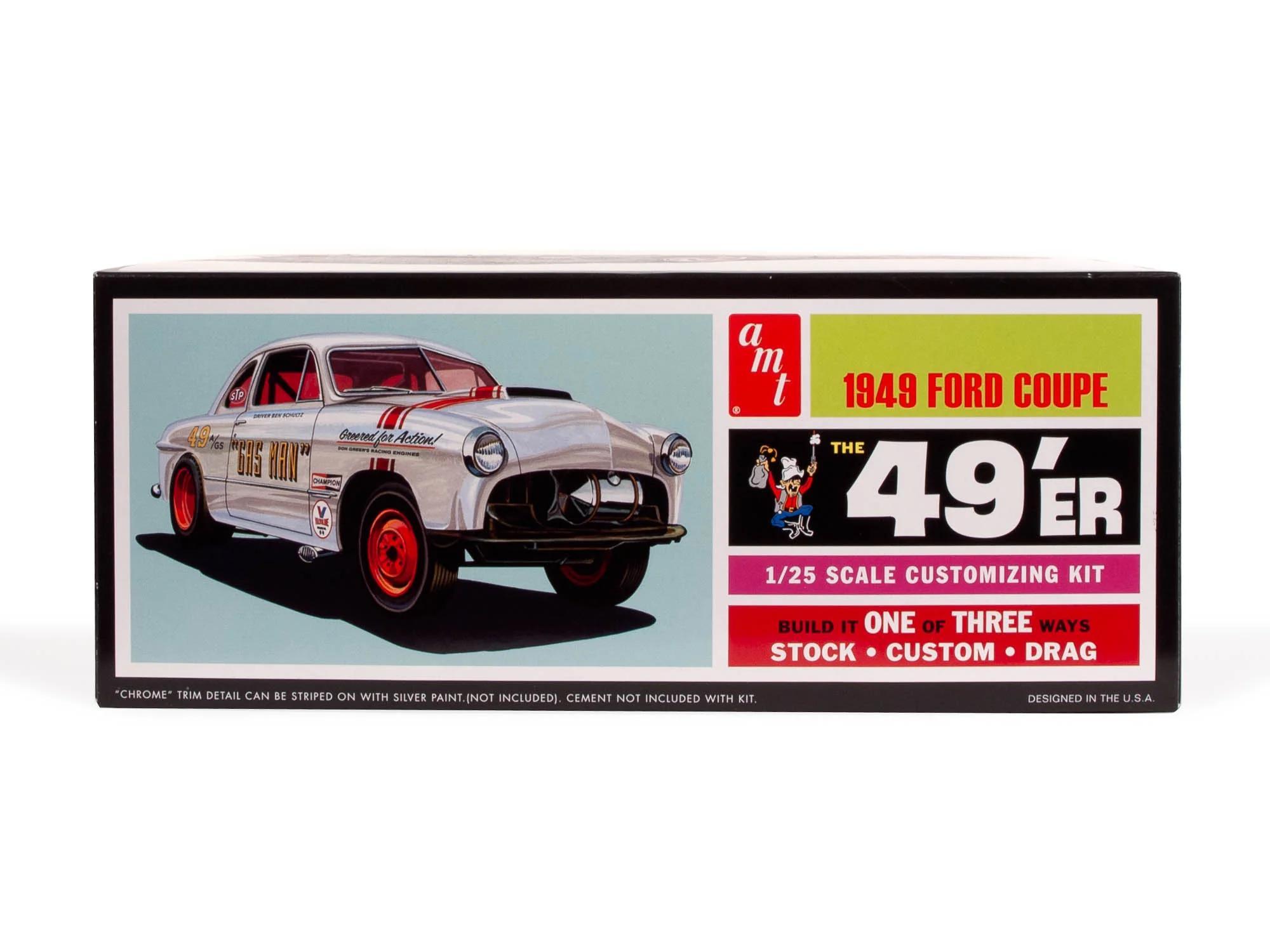 AMT 1949 Ford Coupe The 49'er 1:25 Scale Model Kit - Image 3