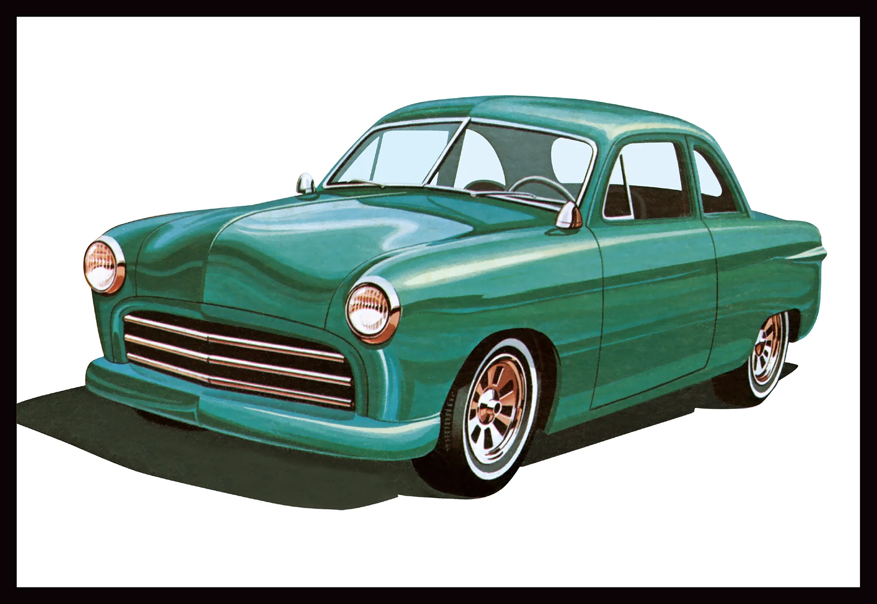 AMT 1949 Ford Coupe The 49'er 1:25 Scale Model Kit - Image 6