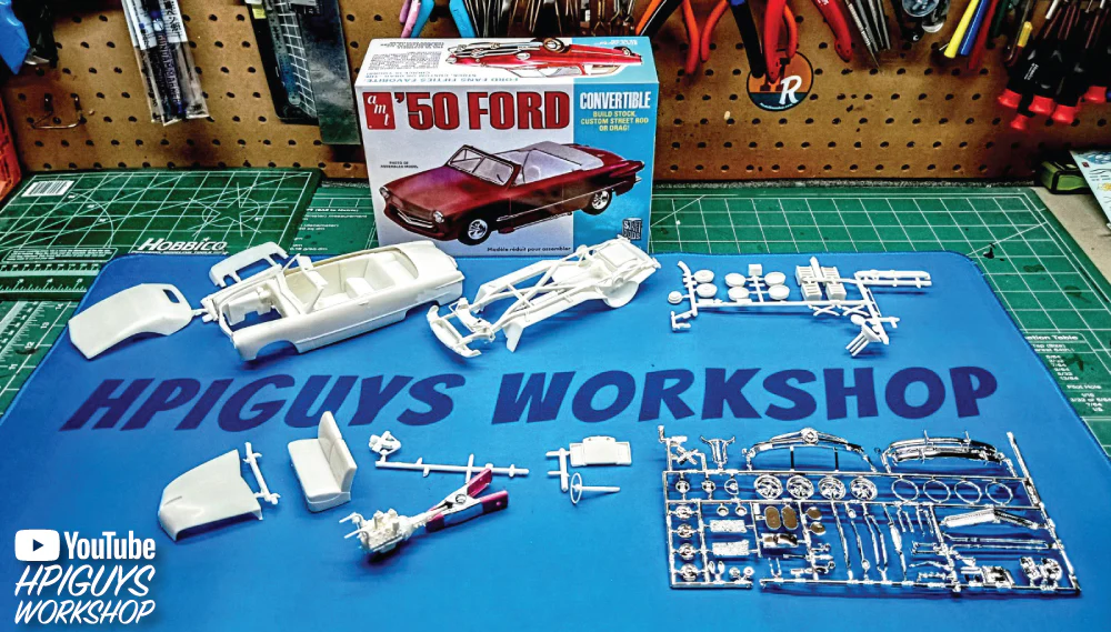 AMT 1950 Ford Convertible Street Rods Edition 1:25 Scale Model Kit - Image 5