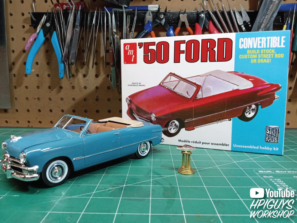 AMT 1950 Ford Convertible Street Rods Edition 1:25 Scale Model Kit - Image 6