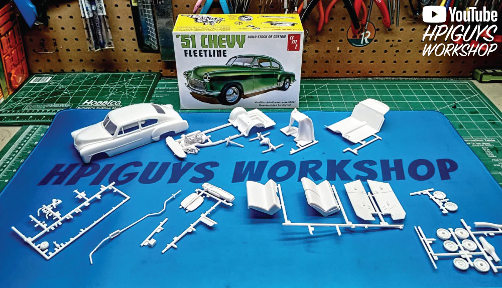 AMT 1951 Chevrolet Fleetline 1:25 Scale Model Kit - Image 6