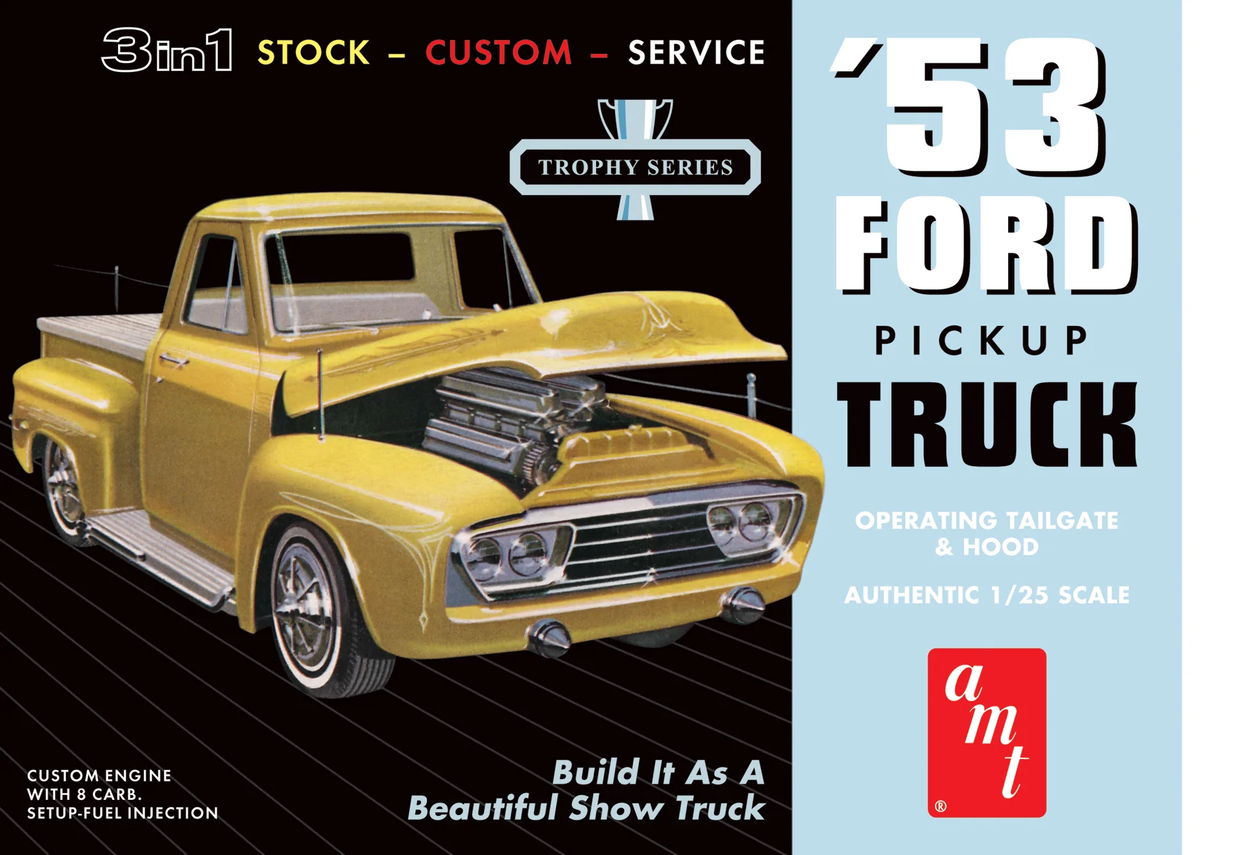 AMT 1953 Ford Pickup 1:25 Scale Model Kit - Image 5