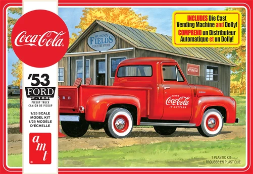 AMT 1953 Ford Pickup (Coca-Cola) 1:25 Scale Model Kit - Image 6
