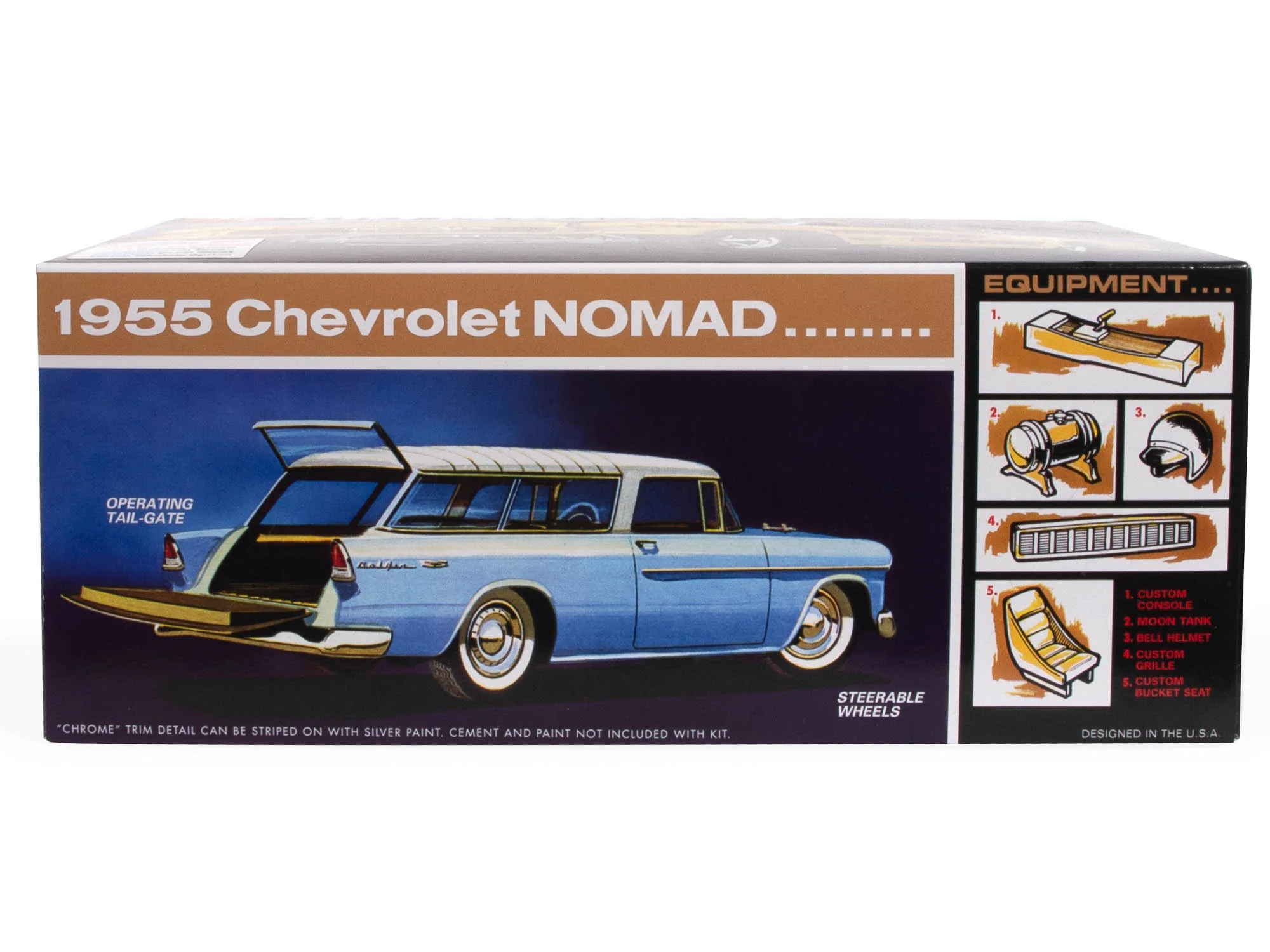 AMT 1955 Chevy Nomad 1:25 Scale Model Kit - Image 3