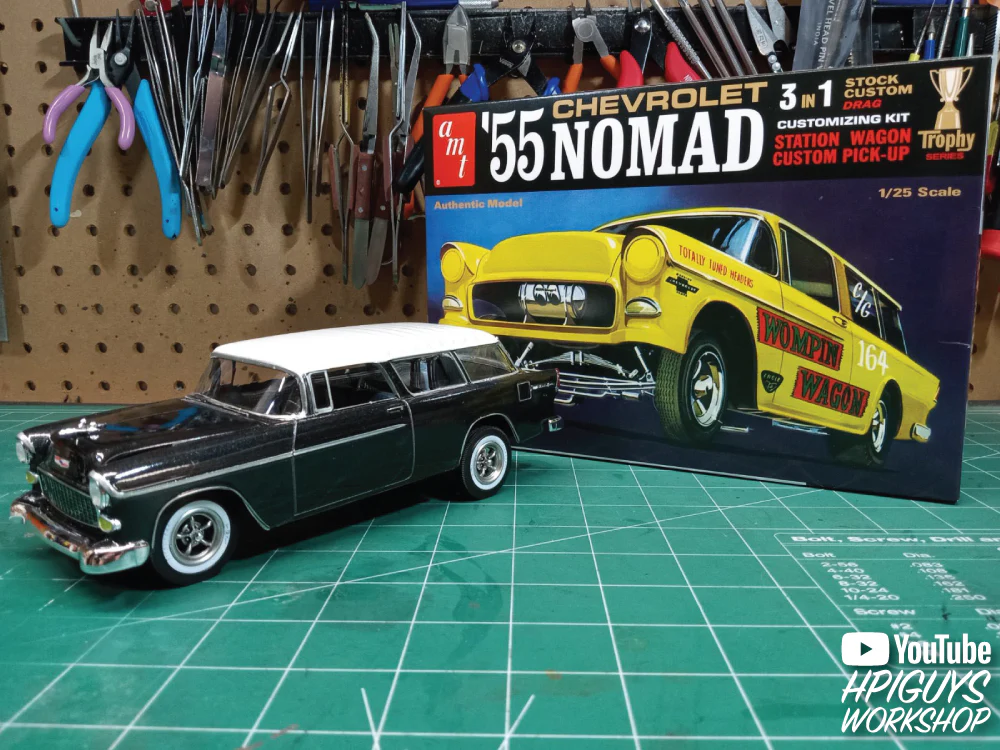 AMT 1955 Chevy Nomad 1:25 Scale Model Kit - Image 5