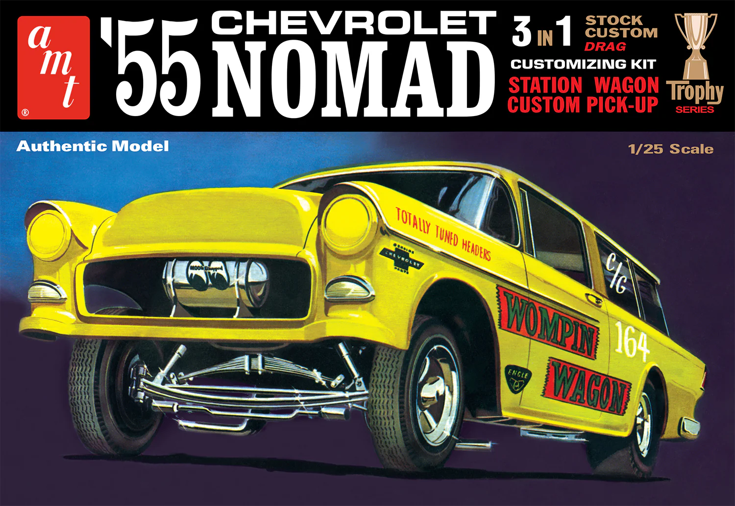 AMT 1955 Chevy Nomad 1:25 Scale Model Kit - Image 6