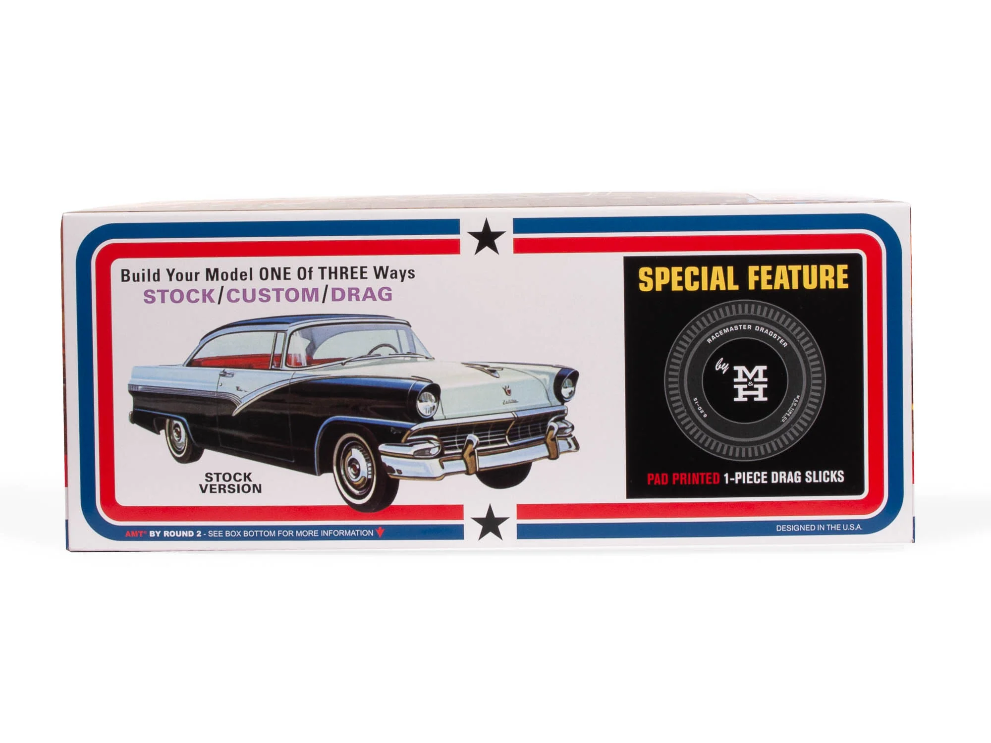 AMT 1956 Ford Victoria Hardtop 1:25 Scale Model Kit - Image 2