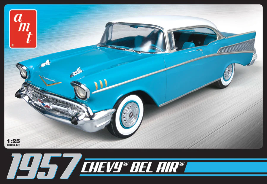 AMT 1957 Chevy Bel Air 1:25 Scale Model Kit - Image 6