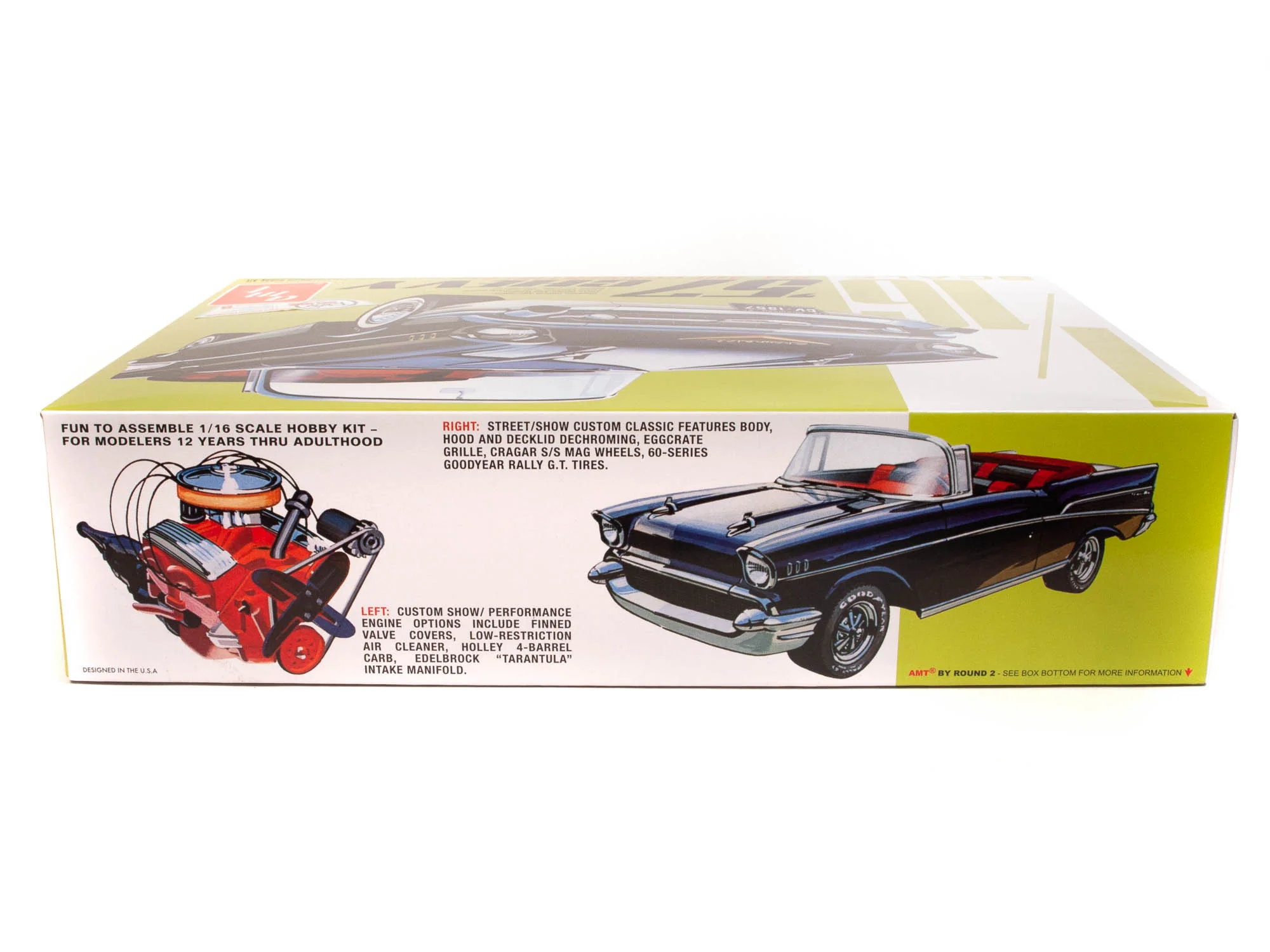 AMT 1957 Chevy Bel Air Convertible 1:16 Scale Model Kit - Image 2