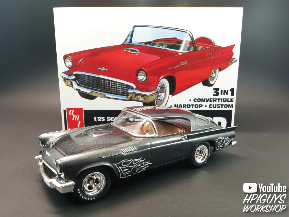 AMT 1957 Ford Thunderbird 1:25 Scale Model Kit - Image 5