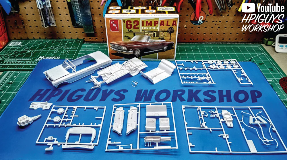 AMT 1962 Chevy Impala Convertible 1:25 Scale Model Kit - Image 5