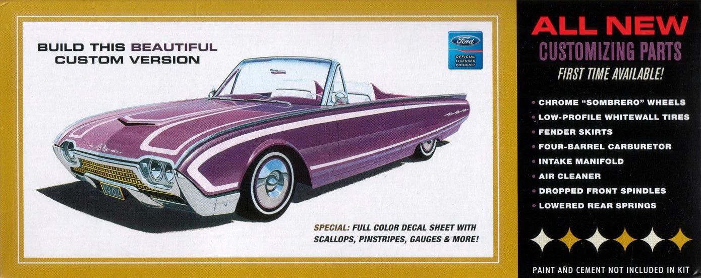 AMT 1962 Ford Thunderbird 1:25 Scale Model Kit - Image 2