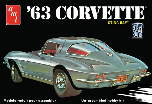 AMT 1963 Chevy Corvette 1:25 Scale Model kit - Image 5