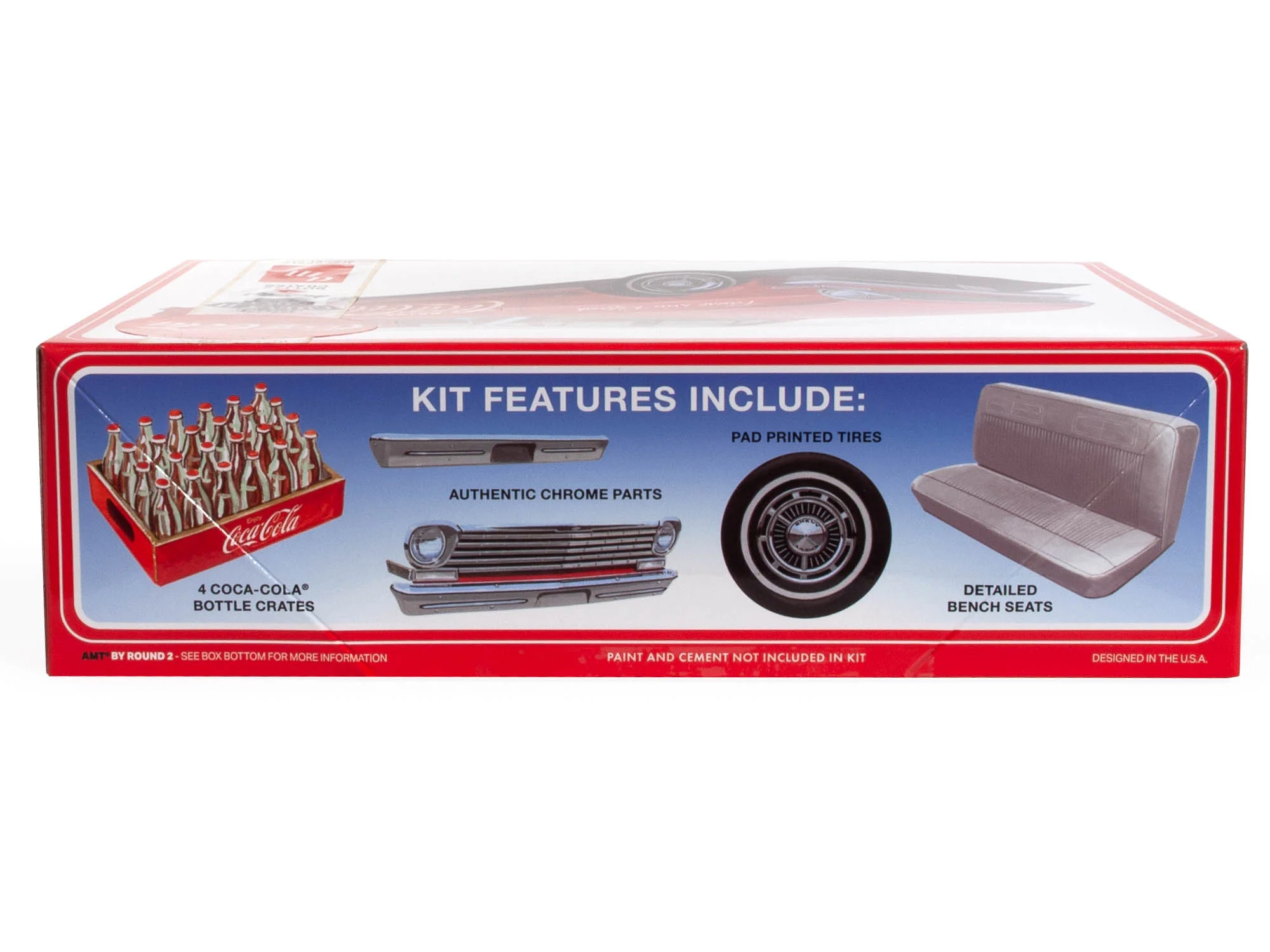 AMT 1963 Chevy II Nova Wagon w/Crates Coke 1:25 Scale Model Kit - Image 2