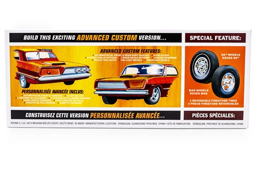 AMT 1963 Chevy Impala SS 1:25 Scale Model Kit - Image 3