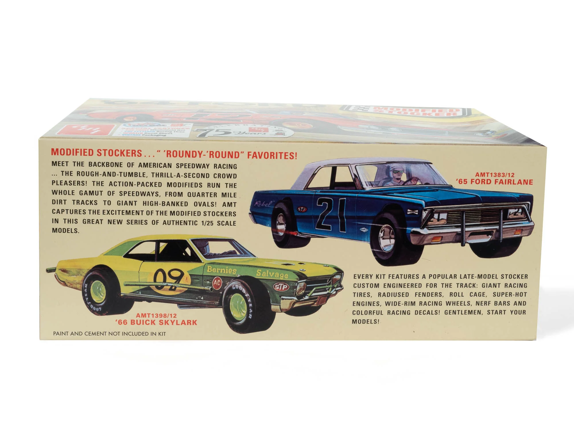 AMT 1964 Ford Galaxie Modified Stocker 1:25 Scale Model Kit - Image 3