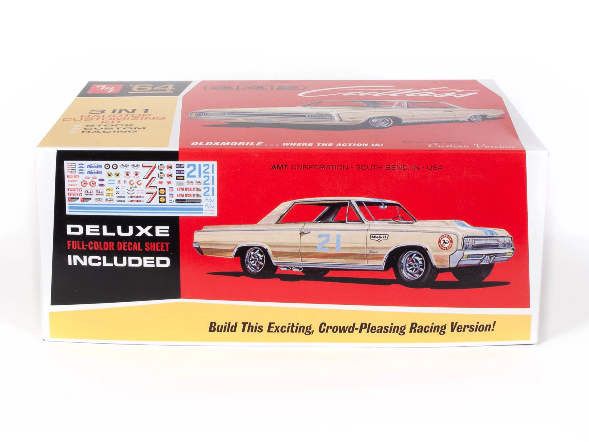AMT 1964 Olds Cutlass 442 Hardtop 1:25 Scale Model Kit - Image 3