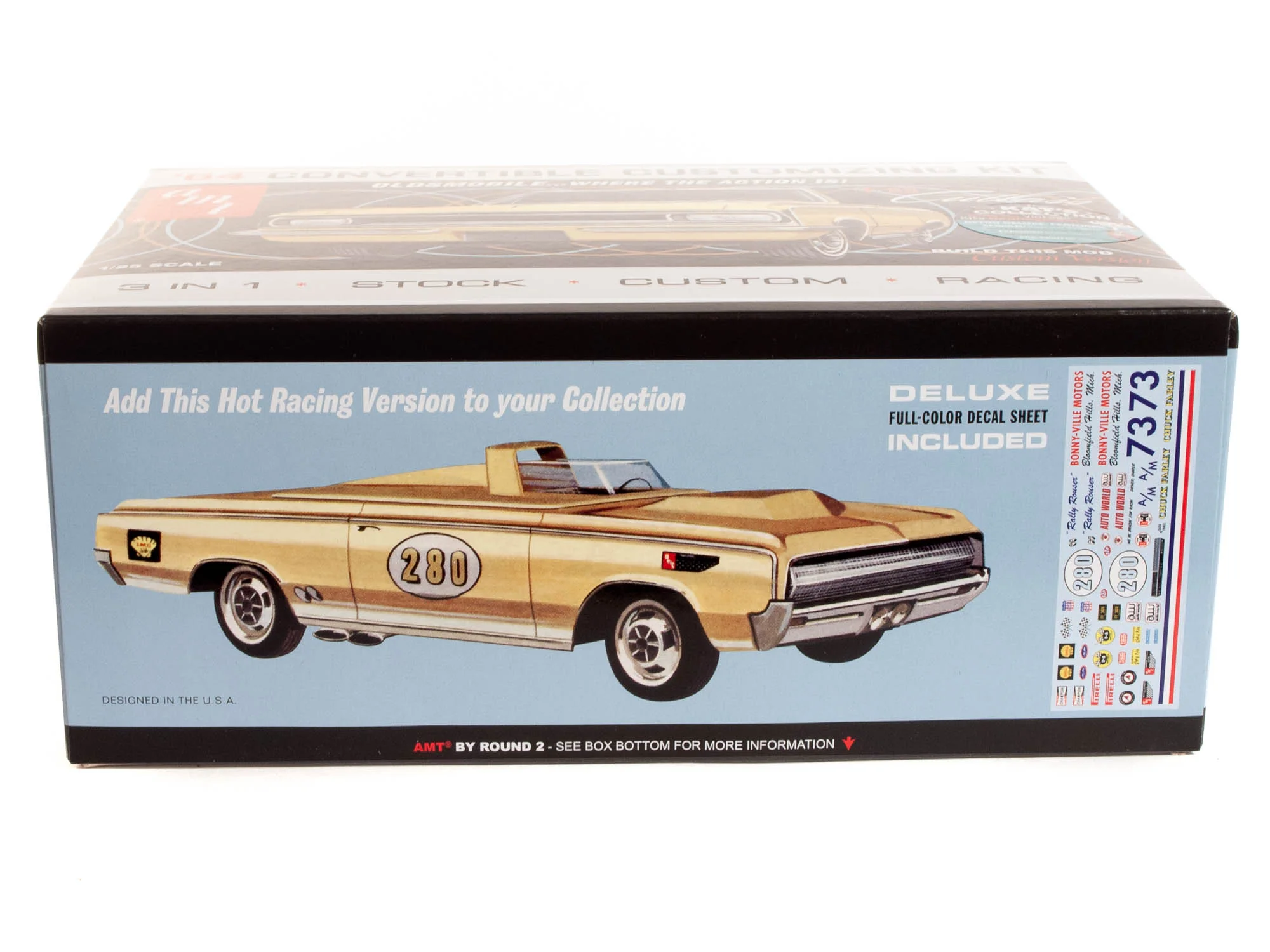AMT 1964 Olds Cutlass F-85 Convertible 1:25 Scale Model Kit - Image 3