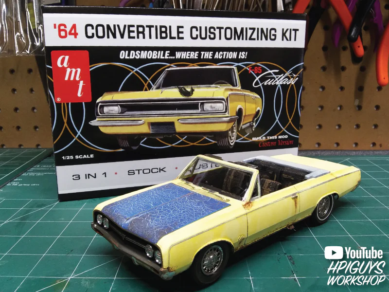 AMT 1964 Olds Cutlass F-85 Convertible 1:25 Scale Model Kit - Image 5