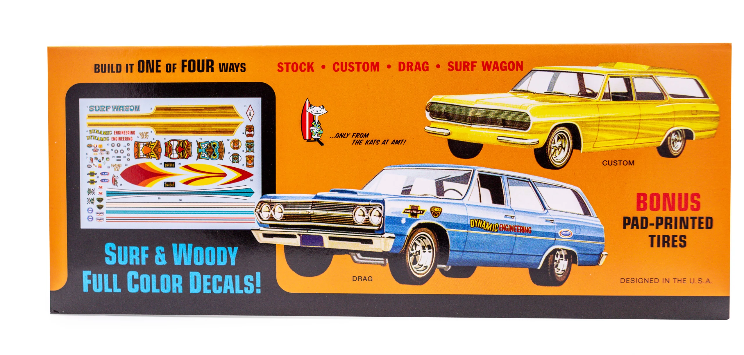 AMT 1965 Chevelle "Surf Wagon" 1:25 Scale Model Kit - Image 3