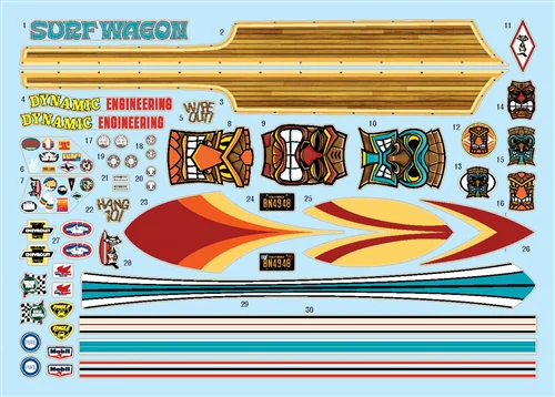 AMT 1965 Chevelle "Surf Wagon" 1:25 Scale Model Kit - Image 5