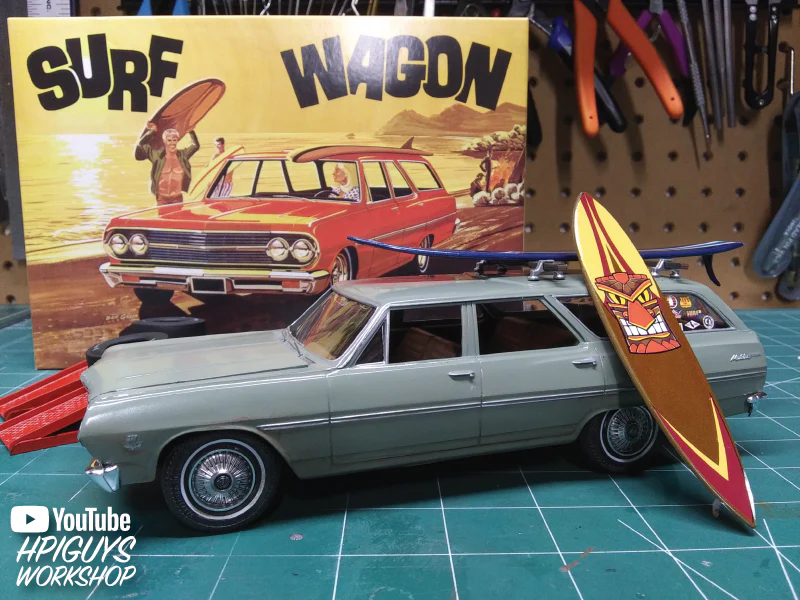 AMT 1965 Chevelle "Surf Wagon" 1:25 Scale Model Kit - Image 6