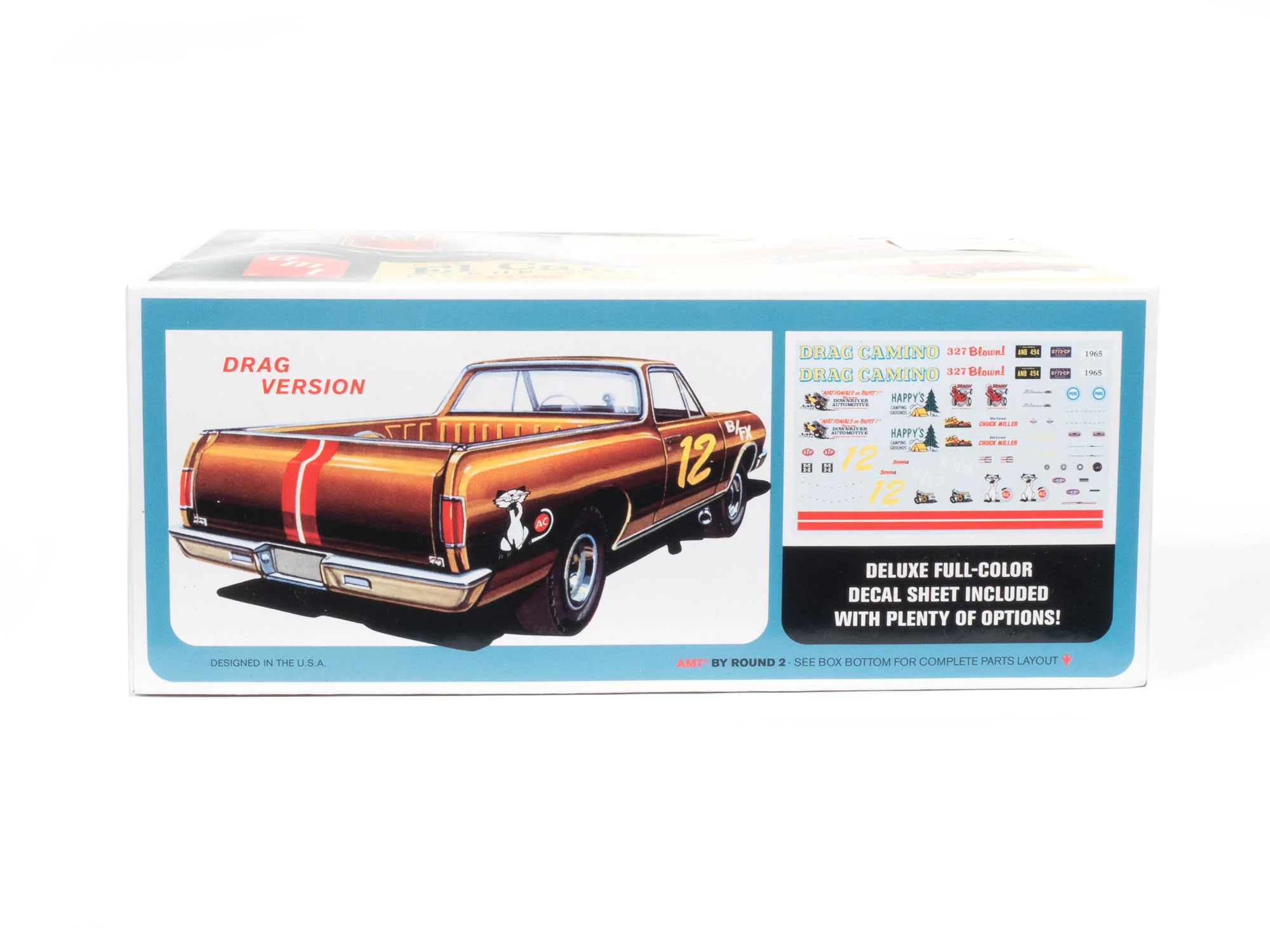 AMT 1965 Chevy El Camino w/Camper 1:25 Scale Model Kit - Image 2