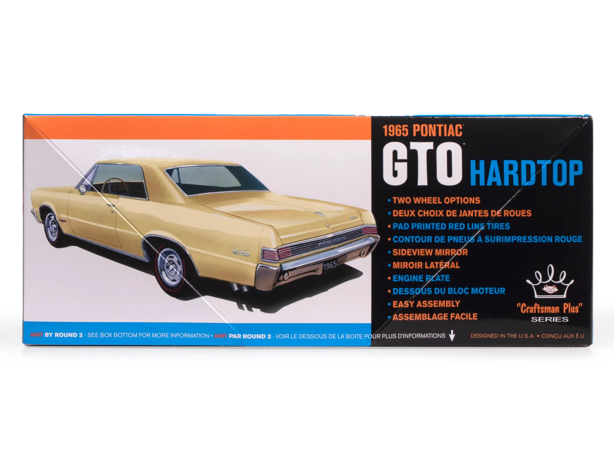 AMT 1965 Pontiac GTO Hardtop Craftsman Plus 1:25 Scale Model Kit - Image 3