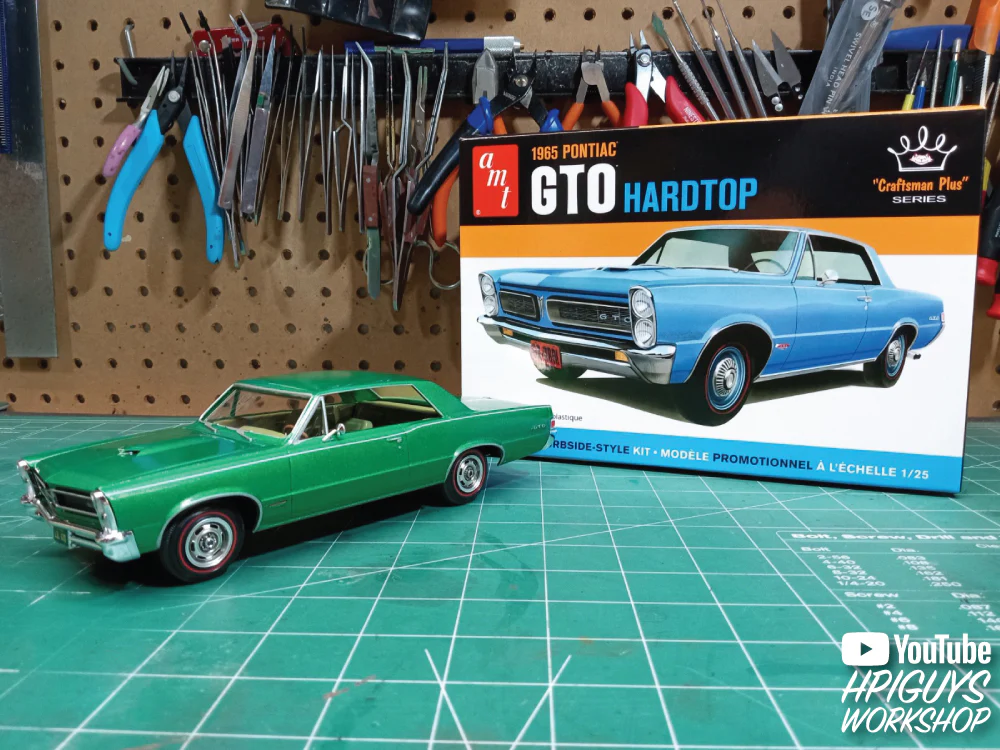 AMT 1965 Pontiac GTO Hardtop Craftsman Plus 1:25 Scale Model Kit - Image 6