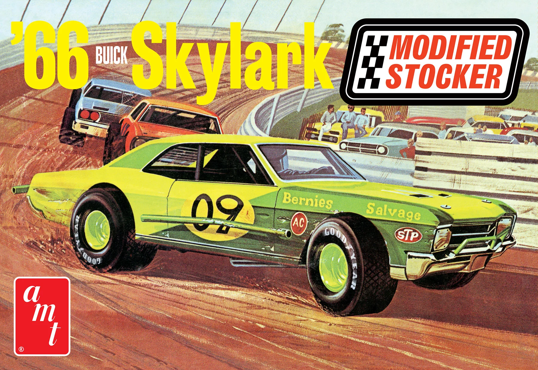 AMT 1966 Buick Skylark Modified Stocker 1:25 Scale Model Kit - Image 3