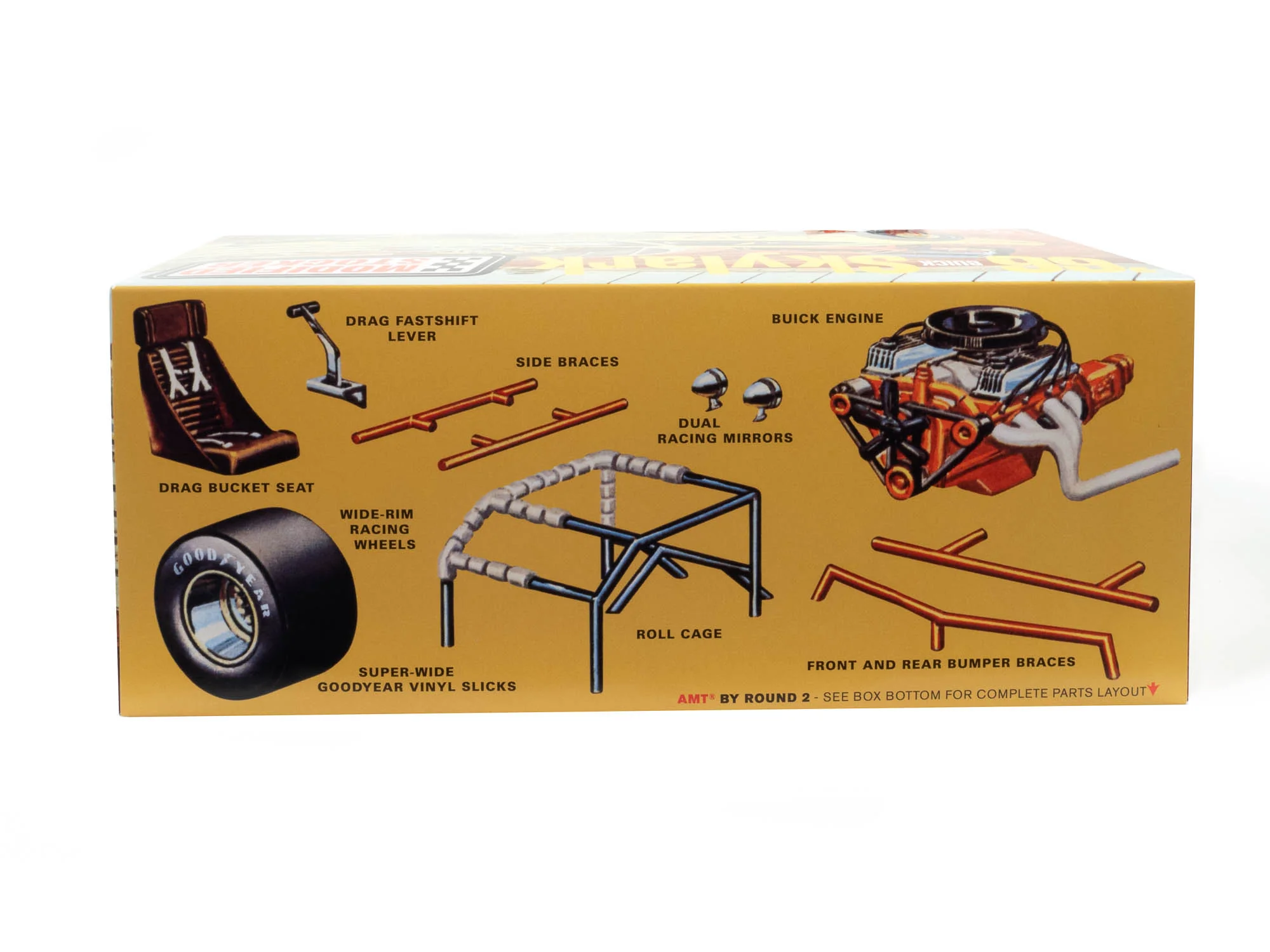 AMT 1966 Buick Skylark Modified Stocker 1:25 Scale Model Kit - Image 4