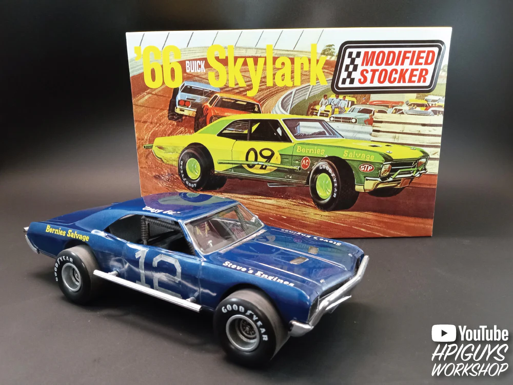 AMT 1966 Buick Skylark Modified Stocker 1:25 Scale Model Kit - Image 5