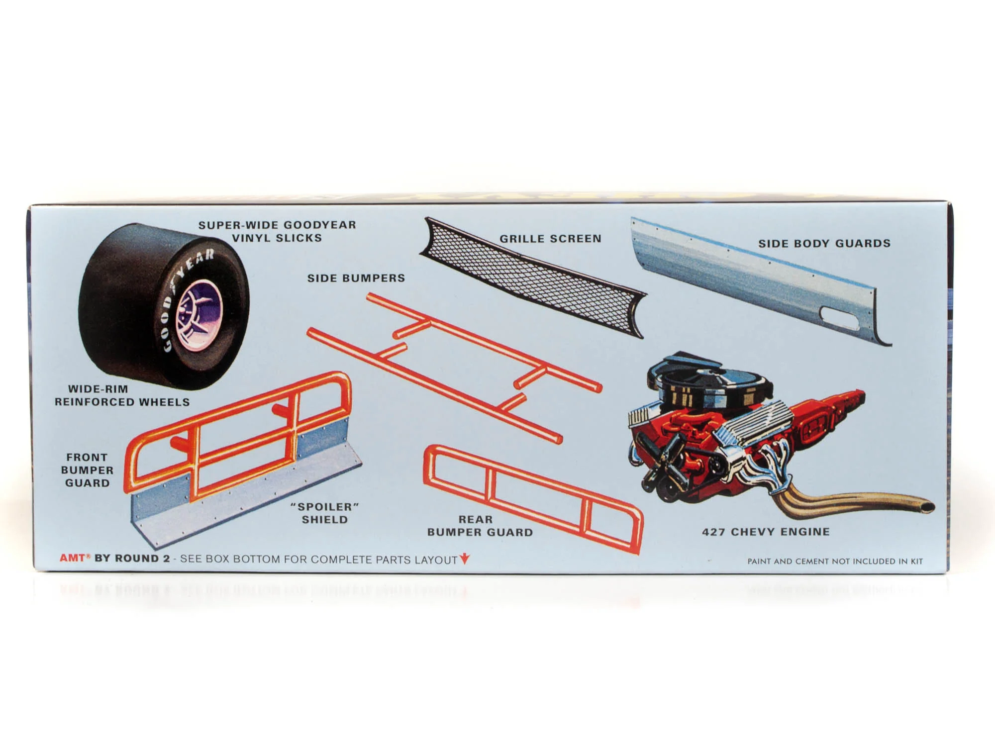 AMT 1966 Chevy Impala Modified Stocker 1:25 Scale Model Kit - Image 2