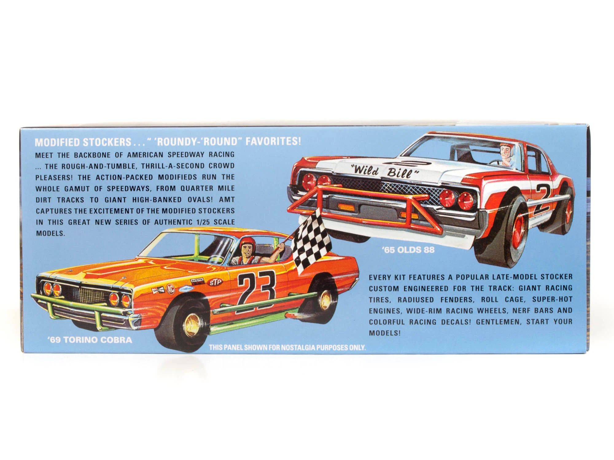 AMT 1966 Chevy Impala Modified Stocker 1:25 Scale Model Kit - Image 3