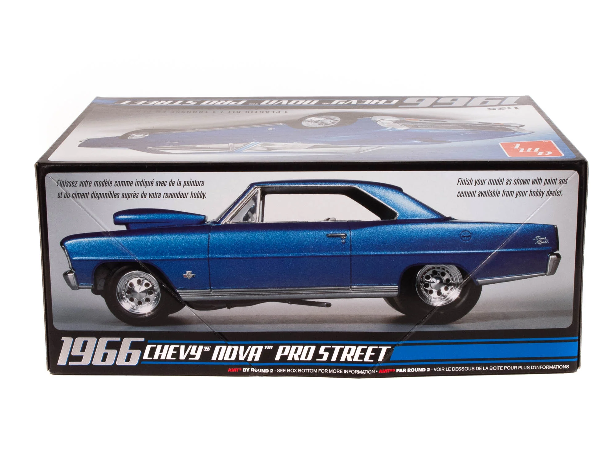 AMT 1966 Chevy Nova Pro Street 1:25 Scale Model Kit - Image 2