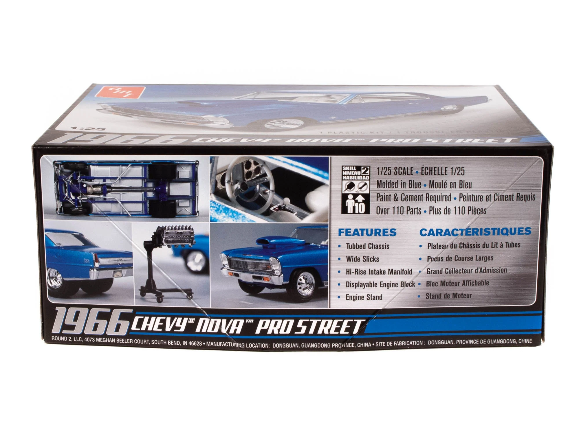 AMT 1966 Chevy Nova Pro Street 1:25 Scale Model Kit - Image 3